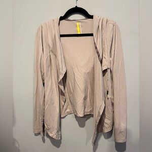 Lolë Open Cardigan with Hood